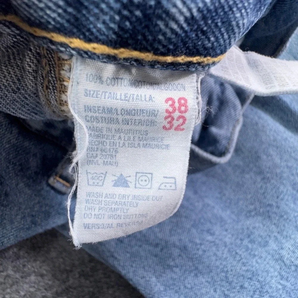 Tommy Jeans Mens 38x32 Carpenter Denim Wide Leg 90s Streetwear Vintage